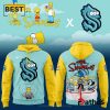 Seattle Kraken NHL x Simpsons Series Hoodie, Cap