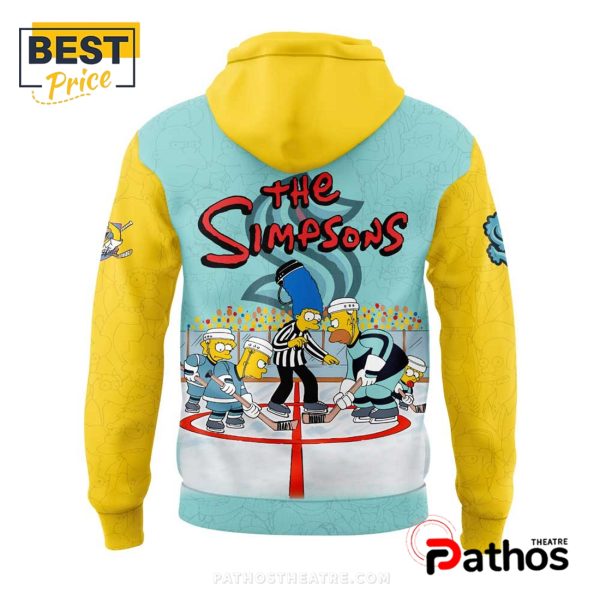 Seattle Kraken NHL x Simpsons Series Hoodie, Cap