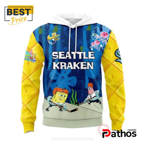 Seattle Kraken NHL x Spongebob Squarepants Hoodie, Jogger