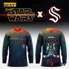 Seattle Kraken NHL x Star War New Hockey Jersey