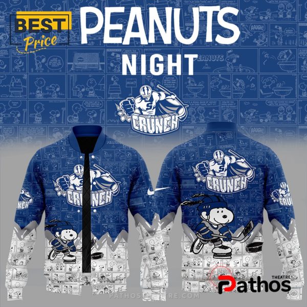 Syracuse Crunch 2025 Peanuts Night Baseball Jacket