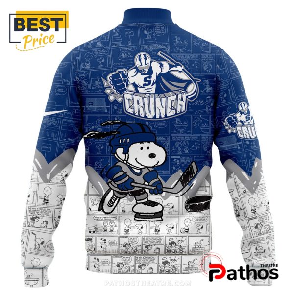 Syracuse Crunch 2025 Peanuts Night Baseball Jacket