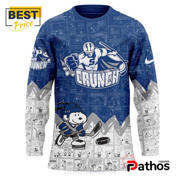 Syracuse Crunch 2025 Peanuts Night Hockey Jersey