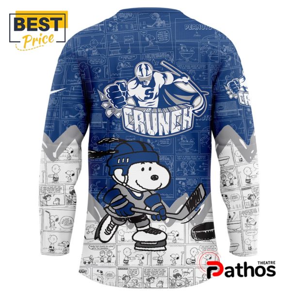 Syracuse Crunch 2025 Peanuts Night Hockey Jersey