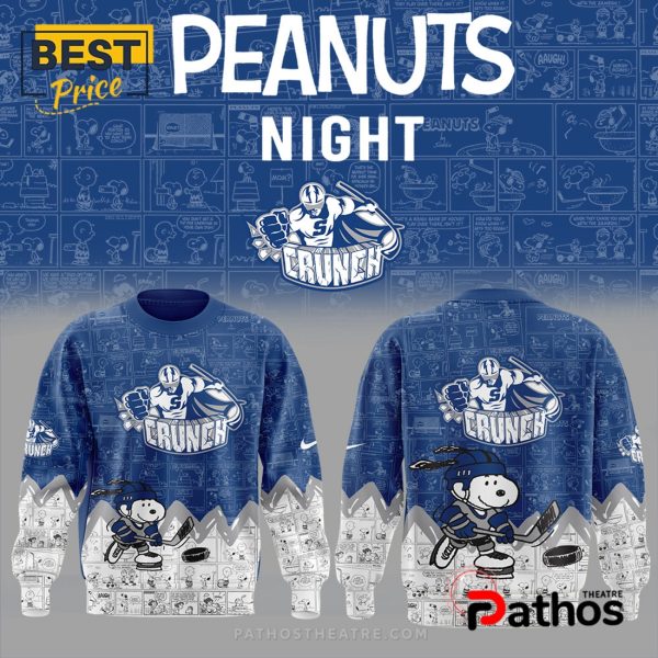 Syracuse Crunch 2025 Peanuts Night Hoodie