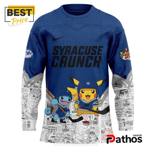 Syracuse Crunch AHL x Pokémon New Hockey Jersey