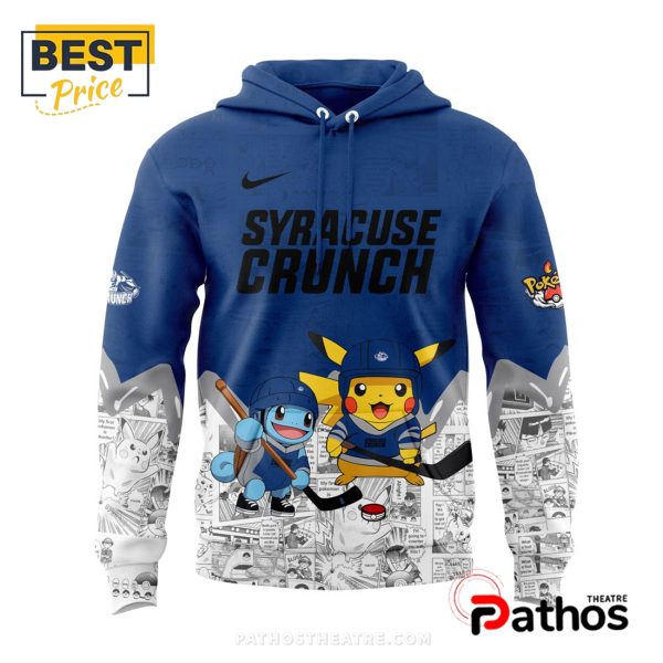 Syracuse Crunch AHL x Pokémon New Hoodie, Cap