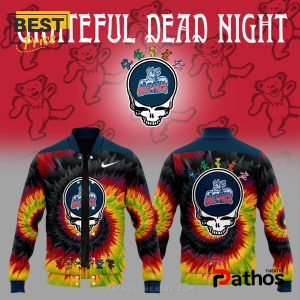Hartford Wolf Pack Grateful Dead Night Baseball Jacket