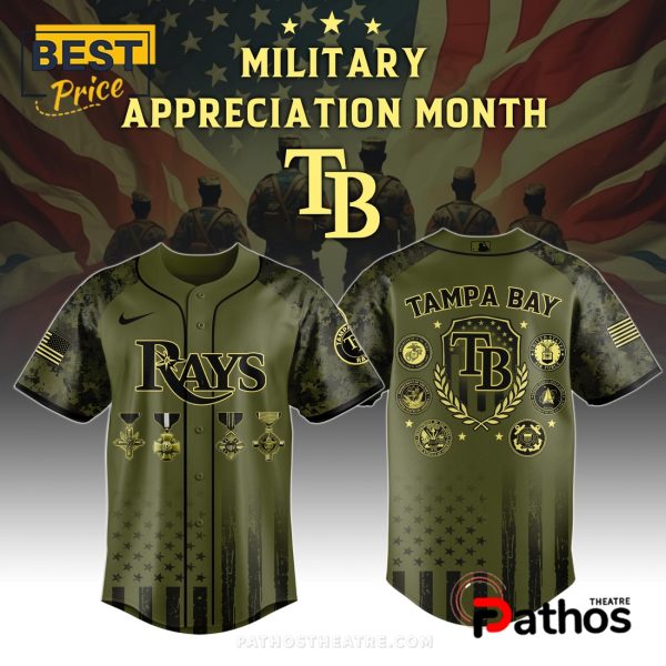 Tampa Bay Rays MLB x Military Appreciation Baseball Jersey