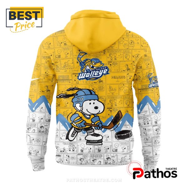 Toledo Walleye 2025 Peanuts Night Hoodie, Cap