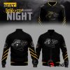 Toledo Walleye Bone Fish Blackout Night Baseball Jacket
