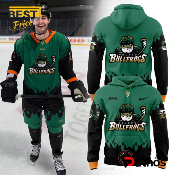 Toledo Walleye Bullfrogs Hoodie, Cap