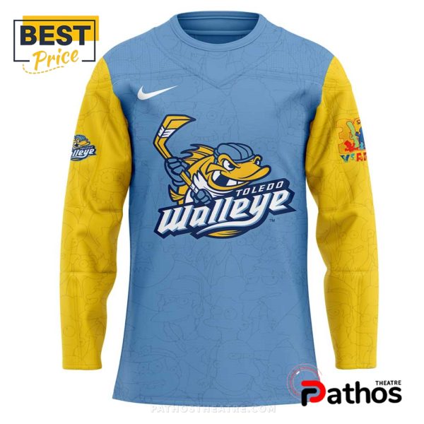 Toledo Walleye x 2025 The Simpsons Hockey Jersey