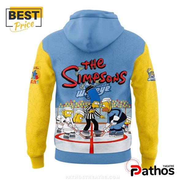 Toledo Walleye x 2025 The Simpsons Hoodie, Cap