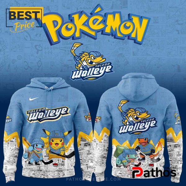 Toledo Walleye x Pokémon New Hoodie, Jogger