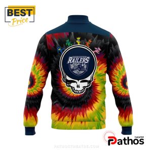 worcester railers grateful dead night baseball jacket 3 wbfRu
