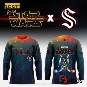Seattle Kraken NHL x Star War New Hockey Jersey
