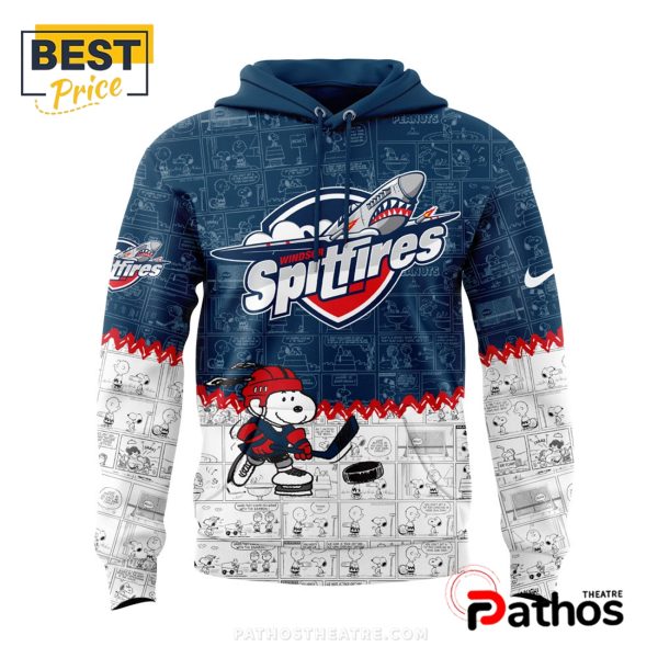 Windsor Spitfires 75th Anniversary of Peanuts Hoodie, Cap