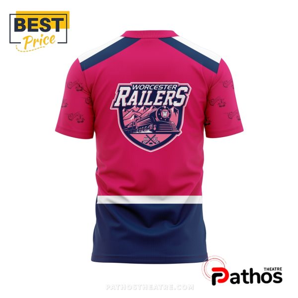 Worcester Railers Pink In The Rink Hoodie