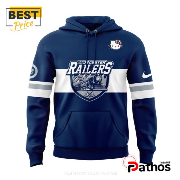 Worcester Railers x Hello Kitty Navy Hoodie