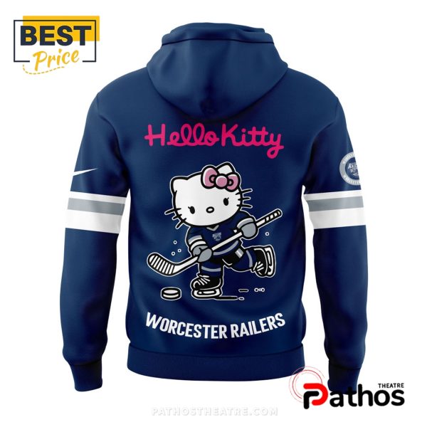 Worcester Railers x Hello Kitty Navy Hoodie