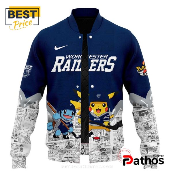 Worcester Railers x Pokémon Limited Baseball Jacket
