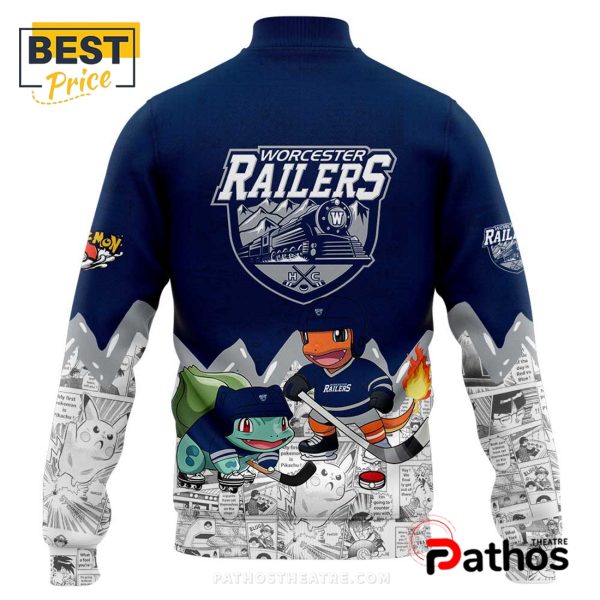 Worcester Railers x Pokémon Limited Baseball Jacket