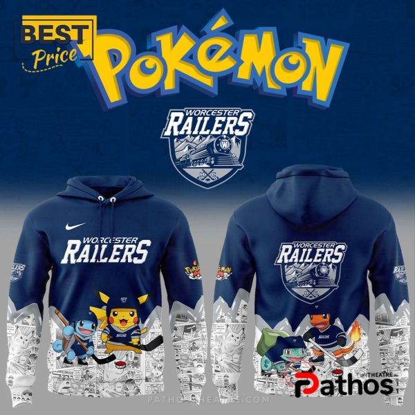 Worcester Railers x Pokémon Special Hoodie, Jogger