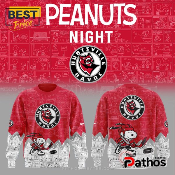 2025 Huntsville Havoc Peanuts Night Hoodie