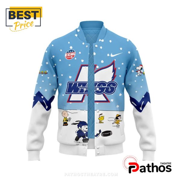 2025 Kalamazoo Wings Peanuts & Snoopy Baseball Jacket