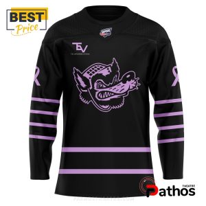huntsville havoc russel hill cancer foundation hockey jersey 2 paxK4