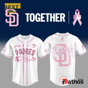 San Diego Padres Cancer Awareness Month Baseball Jersey