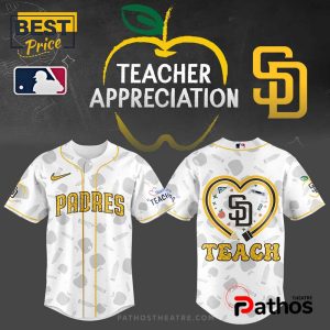 San Diego Padres Teacher Appreciation Flat Baseball Jersey