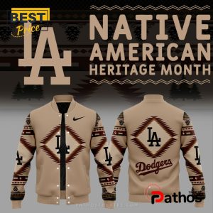 Los Angeles Dodgers Native American Heritage 2025 Baseball Jacket