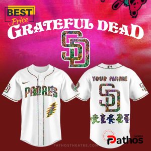 Personalized San Diego Padres Grateful Dead Night Baseball Jersey