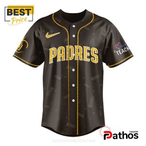 san diego padres teacher appreciation brown baseball jersey 2 bwc7X