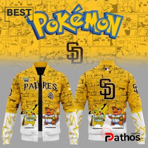 San Diego Padres x Pokémon GO Yellow Baseball Jacket