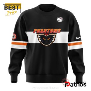 lehigh valley phantoms black hello kitty hoodie 8 hho7k