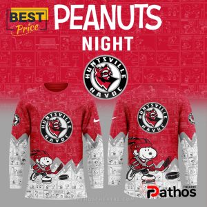 2025 Huntsville Havoc Peanuts Night Hockey Jersey