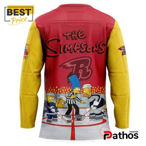 rapid city rush x 35th the simpsons hockey jersey 3 E0Etx