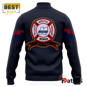 kalamazoo wings firefighters 2025 baseball jacket 3 z6VRY