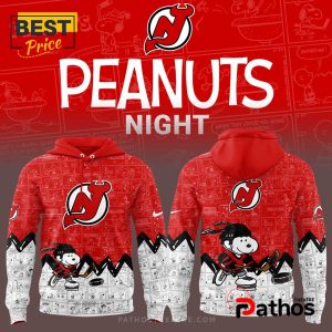 New Jersey Devils 2025 Peanuts Night Hoodie And Jogger