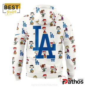 los angeles dodgers peanuts night anniversary hoodie 4 wiBxC