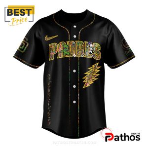 san diego padres grateful dead night black baseball jersey 2 aQHUv