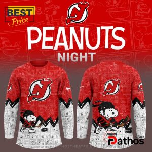 New Jersey Devils 2025 Peanuts Night Hockey Jersey