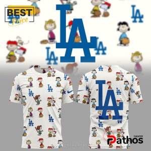 los angeles dodgers peanuts night anniversary hoodie 2 4AK1z