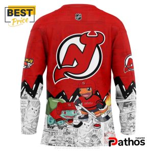 new jersey devils x pokemon red hockey jersey 3 WkMWg
