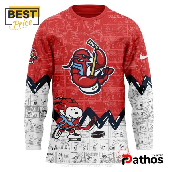 Athens Rock Lobsters Anniversary of Peanuts Hockey Jersey