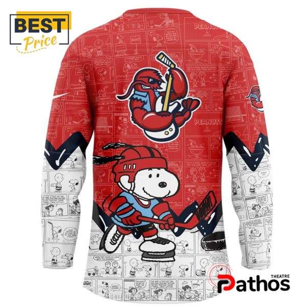 Athens Rock Lobsters Anniversary of Peanuts Hockey Jersey