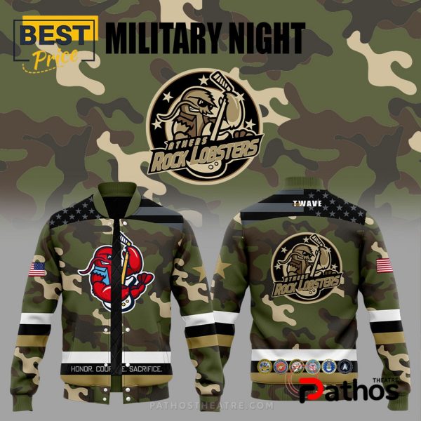 Athens Rock Lobsters Military Night 2025 Baseball Jacket
